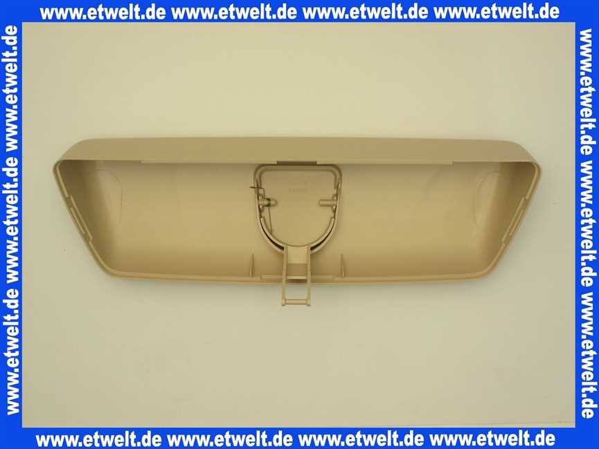 8050410803 Wisa Deckel für Spülkasten mit Bedientaste beige