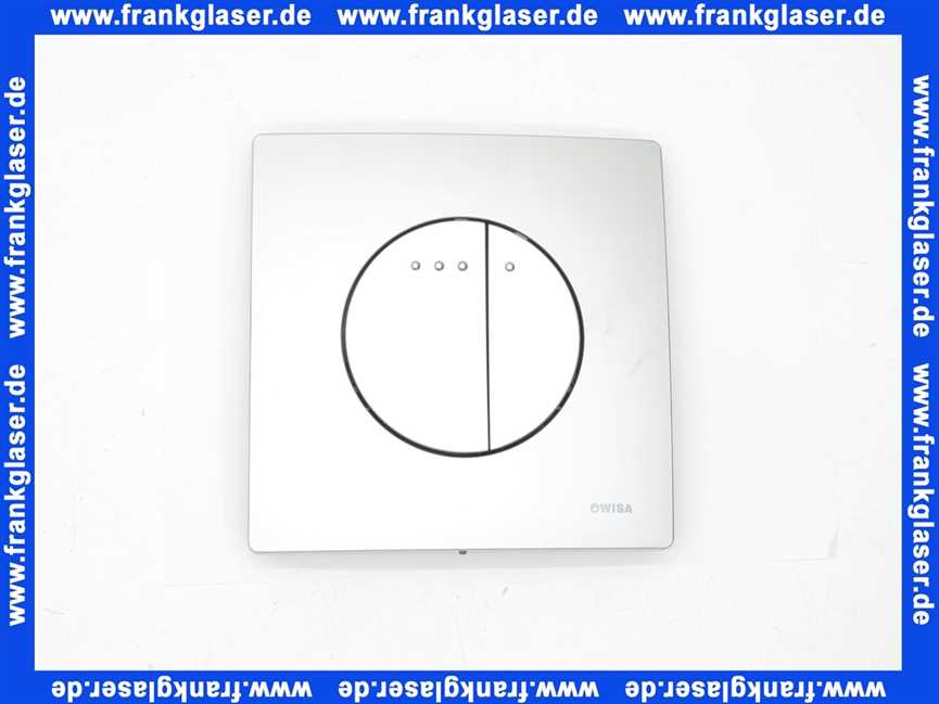 8050416731 Wisa Betätigungsplatte Enyo DF mattverchromt