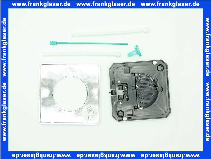 Wisa Bedienungsplatte Betätigungsplatte Gaia DF, glanzchrom Zweimengenspülung, für UP-Spülkasten Quadro 8050417051