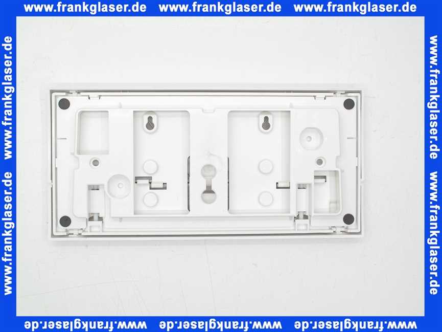 8050420300 Wisa Bedienplatte Betätigungsplatte weiß zu Wisa 2000 UP Spülkasten
