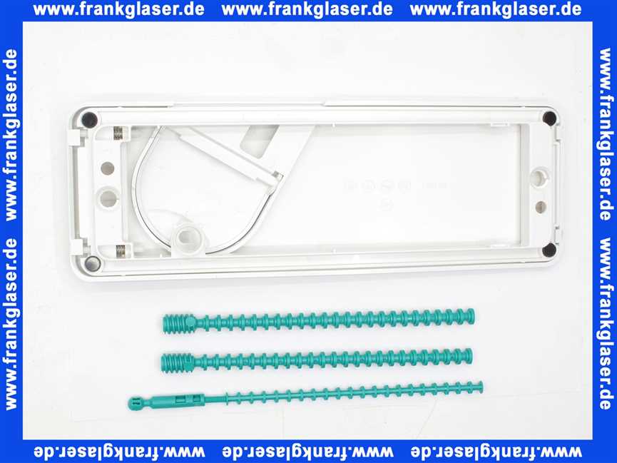 8050420800 Wisa Drückerplatte weiss neue Nr. für 2120 Spülkasten