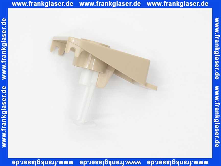 8050428022 Wisa Drückertaste in beige für Spülkasten