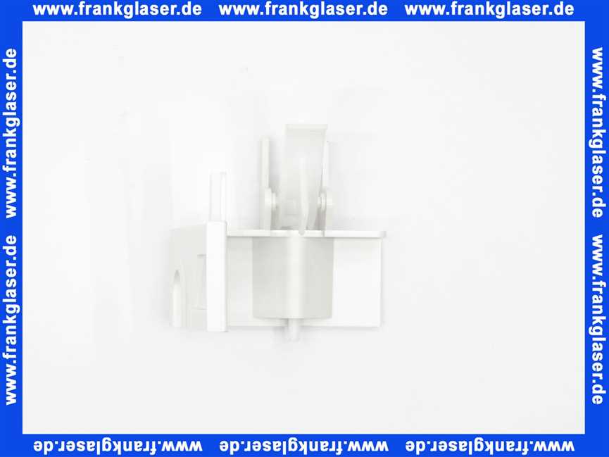 Wisa Halteplatte zu AP-Spülkasten 670/ 870 mit Druckstift und Feder 8050800237