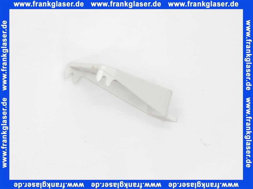 8050885500 Wisa Drucktaste trapezförmig weiss Taset für Spülkasten