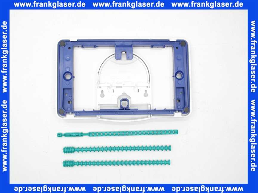 8050888301 Wisa Betätigungsplatte mit Start/Stop für Bedienung von vorne in weiß