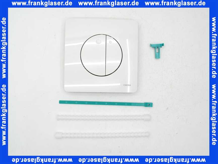 8050890401 Wisa Gaia Betätigungsplatte, weiß