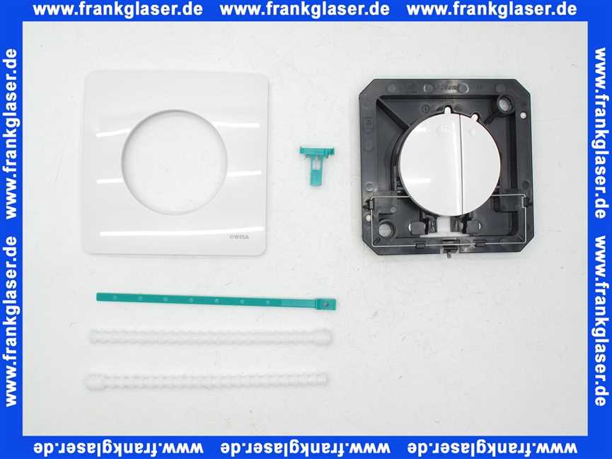 8050890401 Wisa Gaia Betätigungsplatte, weiß