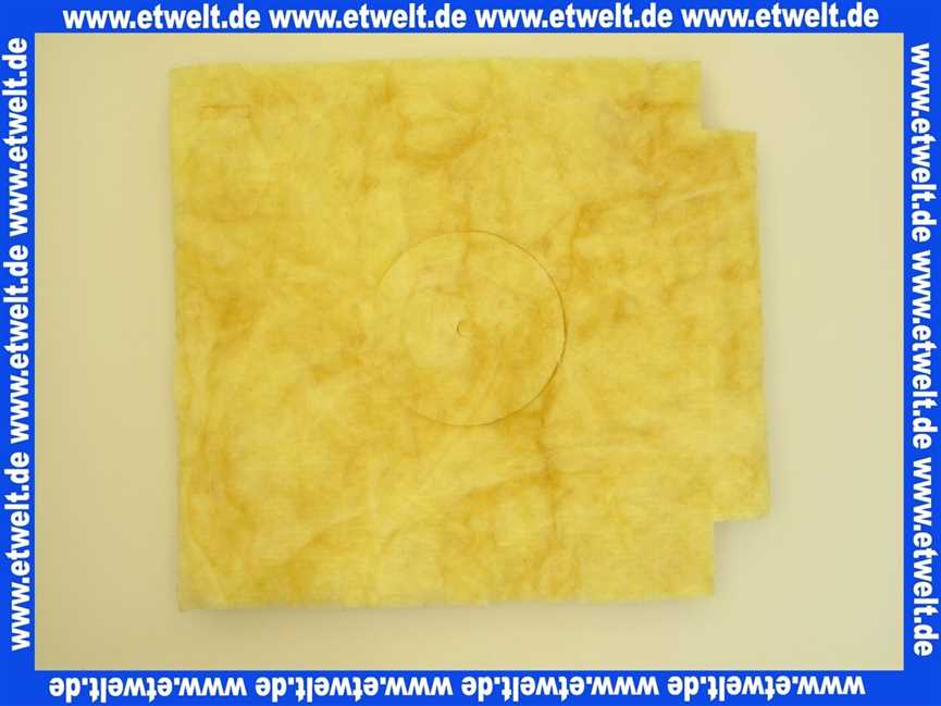 1613000 Wolf Isolierung vorne 610X570X80 für Speicher 155/200