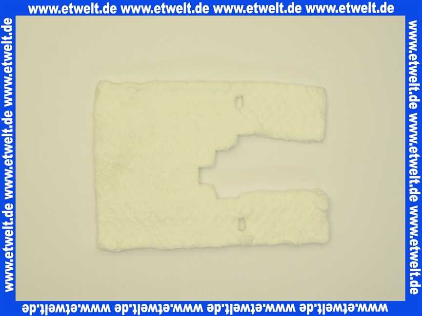 1614010 Wolf Isolierung für Brennerplatte NG-3E-10