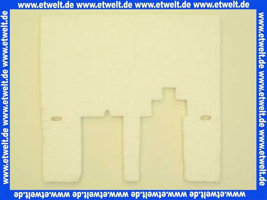 161401799 Wolf Wärmedämmung Brennerplatte für NG-3E-17,