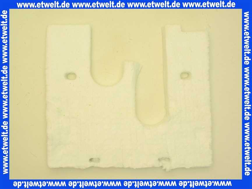 161406199 Wolf Dämmung Brennerplatte für NG-4E-17,