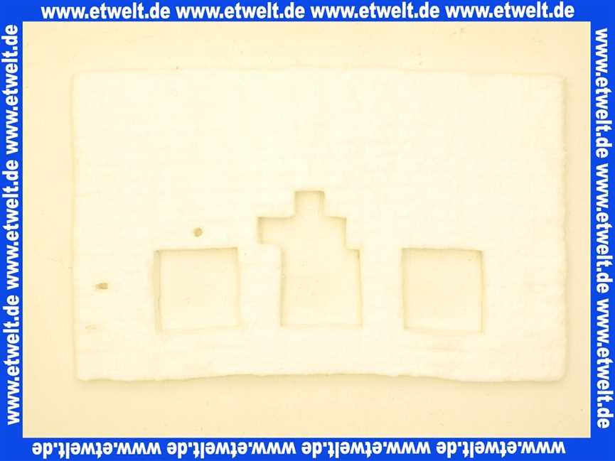 1615023 Wolf Isolierung Brennerplatte NG-2-23