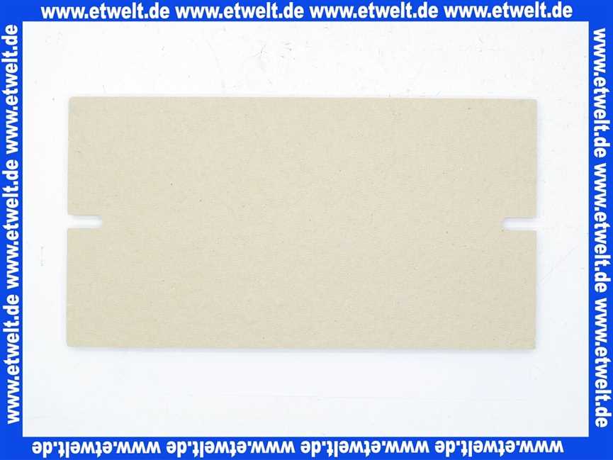 1615123 Wolf Isolierung Brennkammerrückwand NG-2-23 326X276X7,5