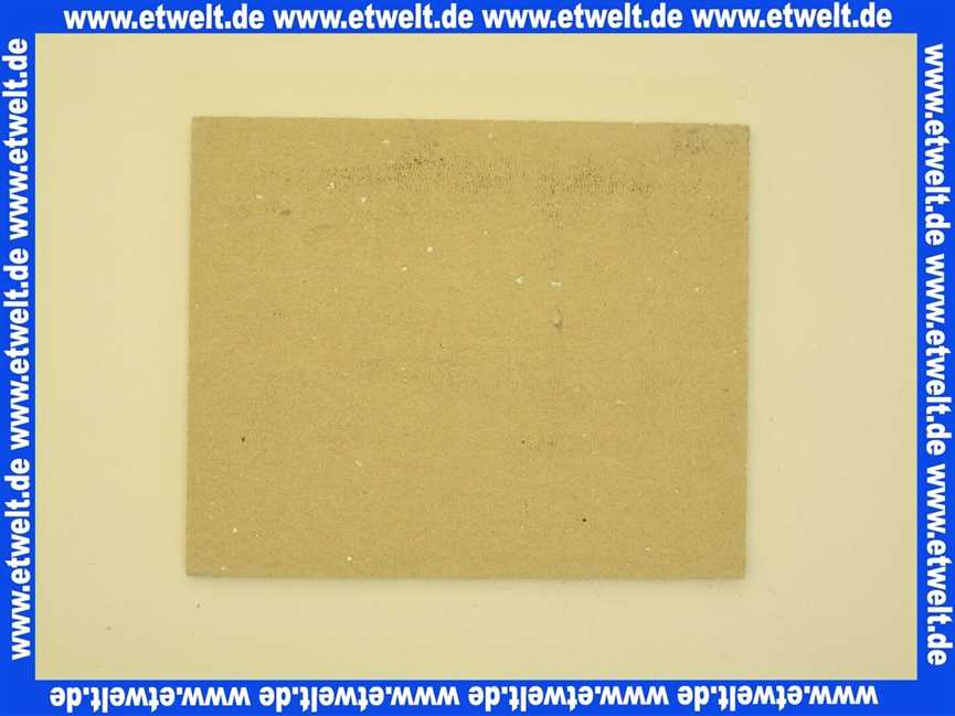 1621018 Wolf Brennkammerisolierung Rückwand für GU/GG-18