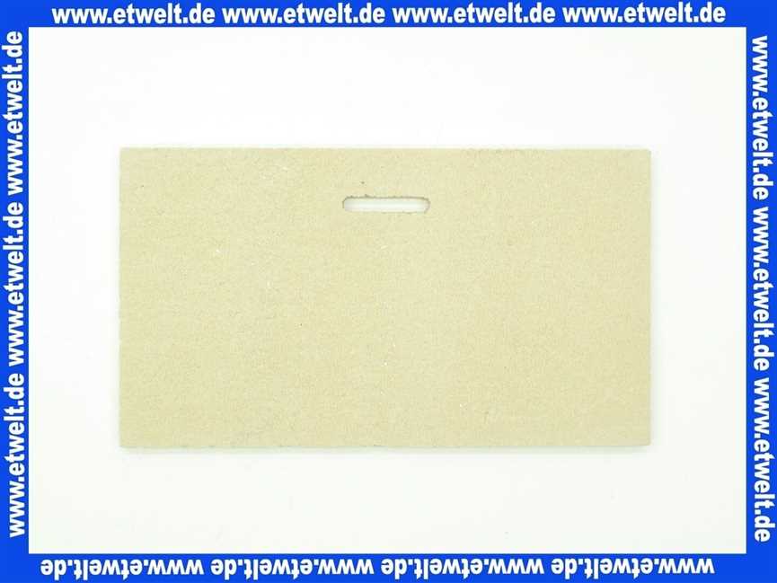 1622518 Wolf Brennkammerisolierung Vorderwand für GG/GU-2-18