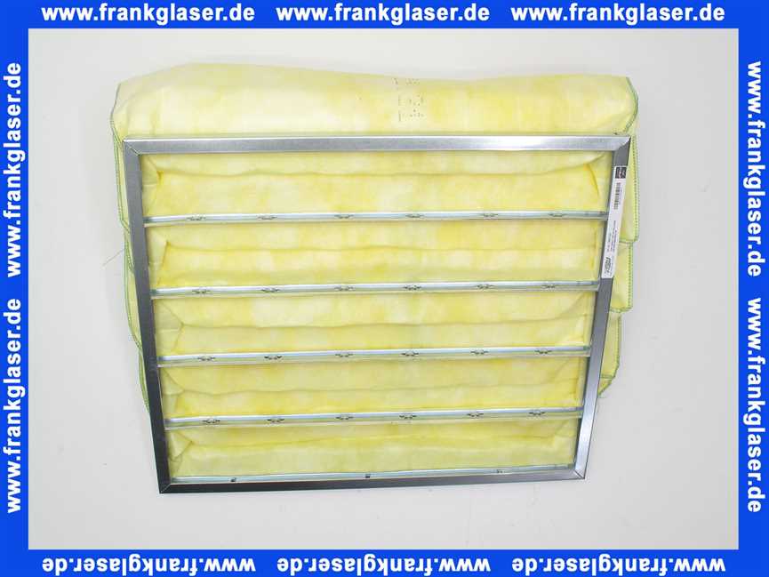 Wolf Taschenfilter Filter Filtereinsatz ISO ePM10 60% Typ 3/4, BxHxT: 490x592x600 1650120