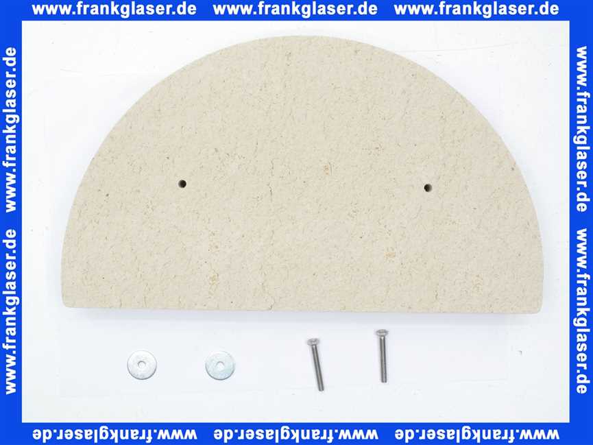 1668538 Wolf Ersatzteil Wärmedämmung für Türe oben inkl. Schrauben, f. BVG,