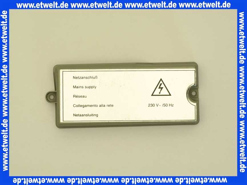 1710010 Wolf Klemmkasten Deckel Regelung für GU/GG-18/24