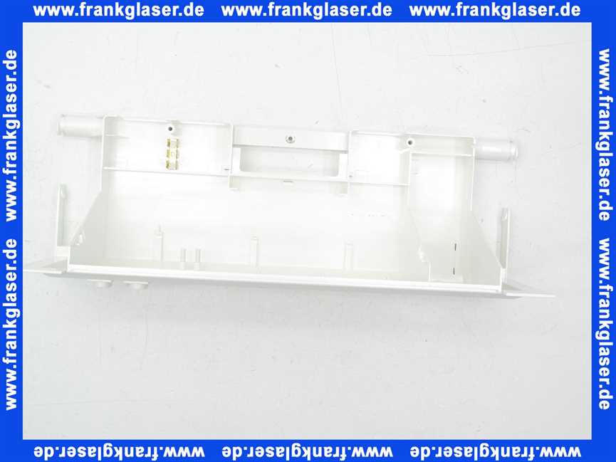 1710123 Wolf Regelungsgehäuse Unterteil RAL9016