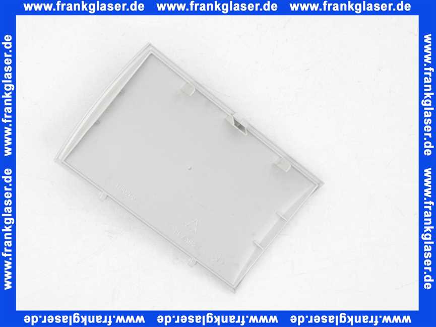 1730260 Wolf Ersatzteil Wandsockel Erweiterungsmodul Blinddeckel, für WPM-1,