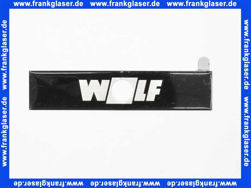 1731241 Wolf-Logo für Netzschalter selbstklebend,