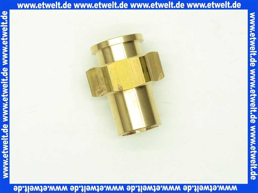 201103099 Wolf Anschlussteil Vor-und Rücklauf (ersetzt Art.-Nr. 20 11 030)