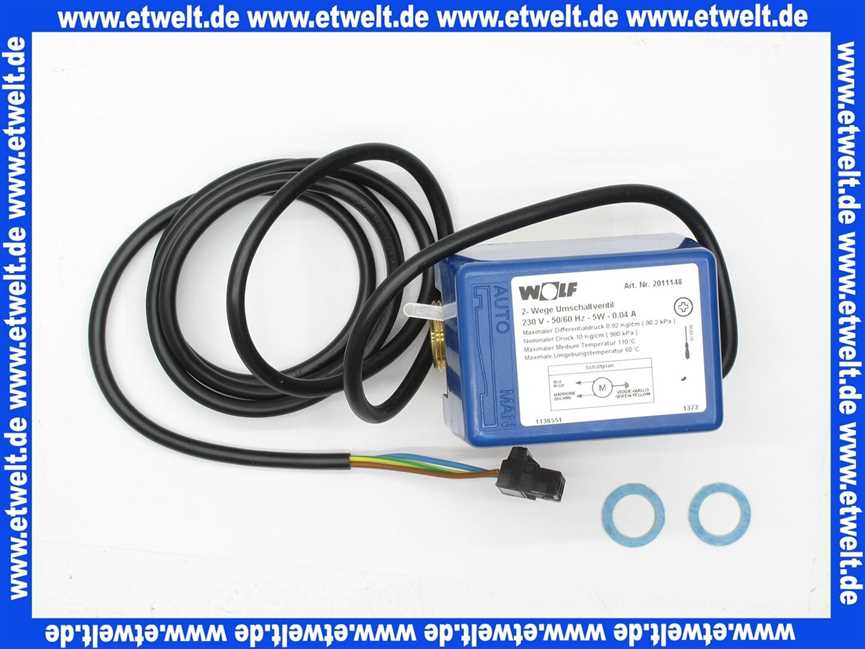 2011148 Wolf 2-Wege-Hydraulikventil für Heizkreis, TGK