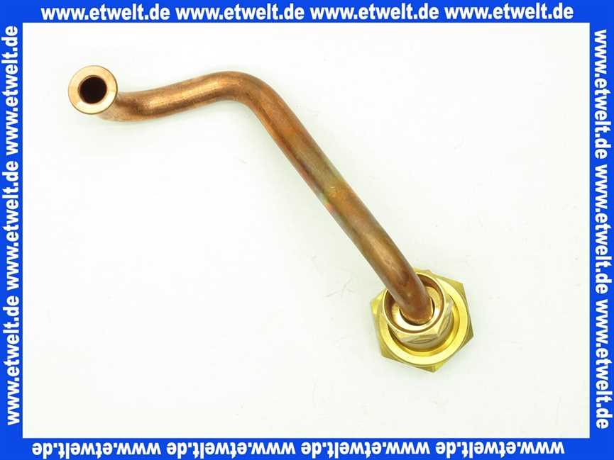 2070951 Wolf Ersatzteil Verrohrung Speicherladepumpe-WT für CGW-20/24,