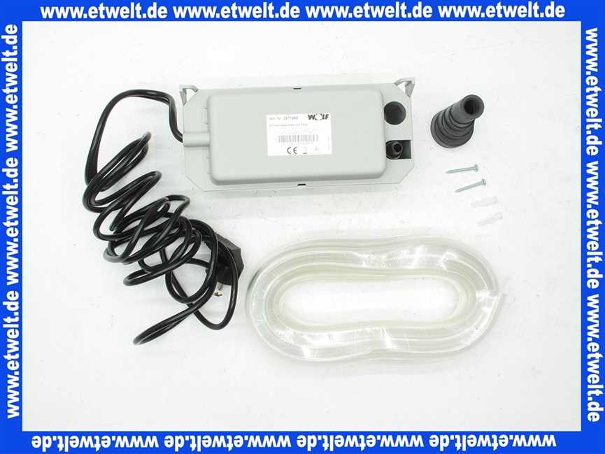 Wolf Kondensathebeanlage steckerfertig mit potentialfreiem Alarmausgang