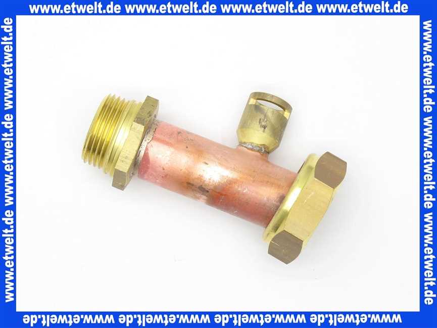 2071573 Wolf Verrohrung HZV - 3-Wegeventil für CGB-2