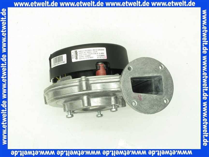 213795099 Wolf Gasgebläse Brennwert D118 für CGB-2,