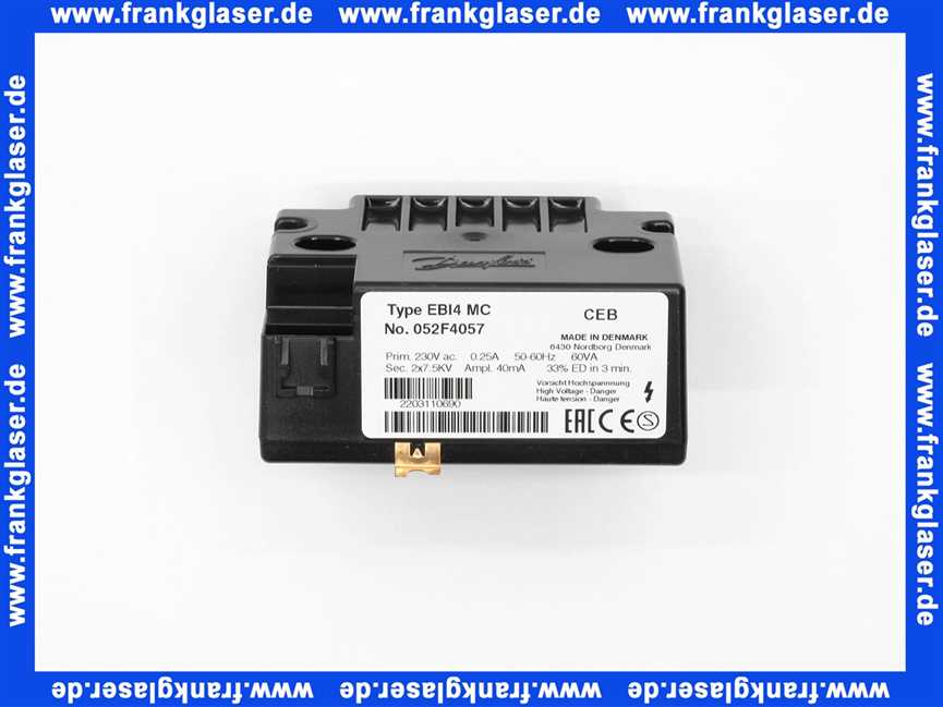 2413192 Wolf Zündtrafo für Premio 01B.1-4-MH, ersetzt 8902390
