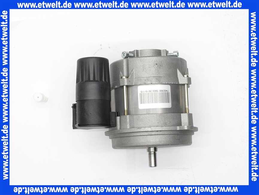 2413193 Wolf Elektromotor m. Kondensator für Cuenod-Gelbbrenner