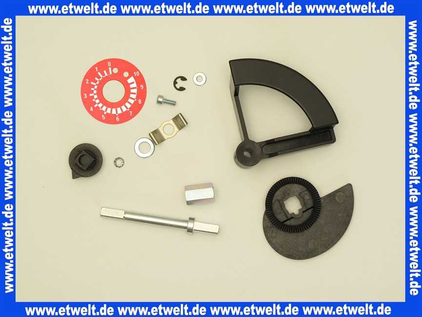 2414015 Wolf Ersatzteilset f.Luftklappen verstellung