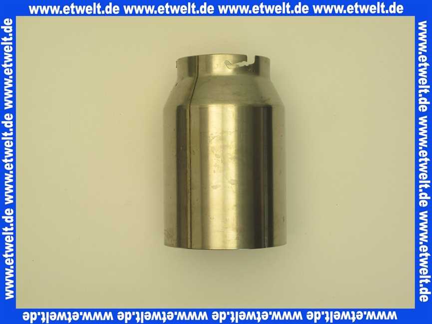 2414314 Wolf Flammrohr Brennerrohr f. 01B/C.2-MH (Gusskessel)