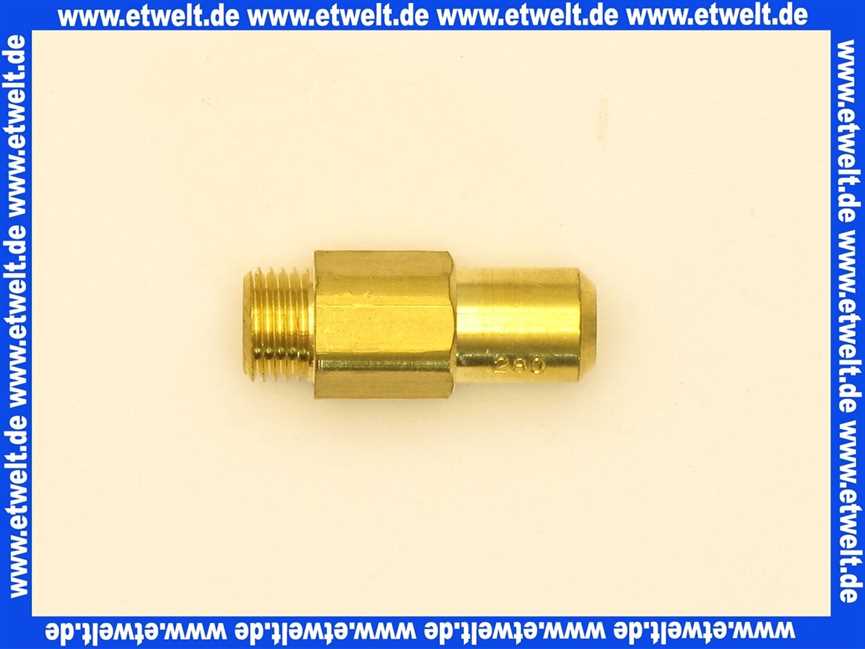 2425458 Wolf Hauptbrennerdüse Erdgas LL 280 NG-4E/(T/C)NG-17-48