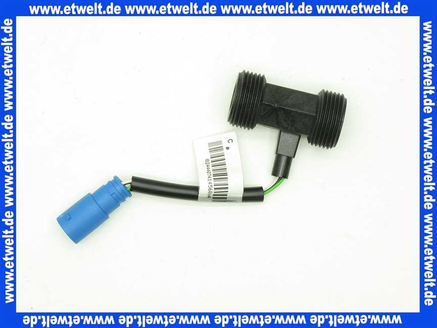 244407499 Wolf Durchflusssensor mit Stecker (ersetzt Art.- Nr. 24 44 074, 86 03 032)