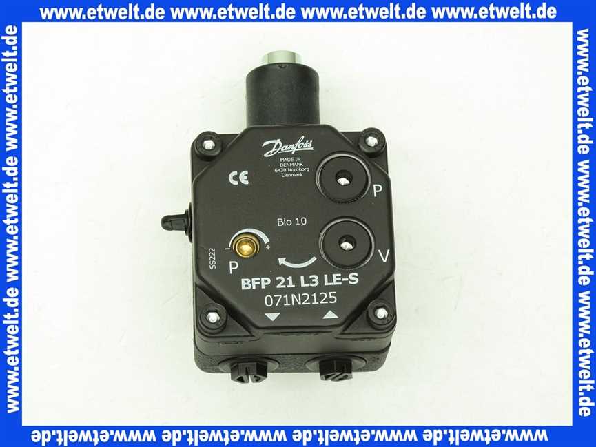2482646 Wolf Ölpumpe Typ BFP21 L3 LES Danfoss