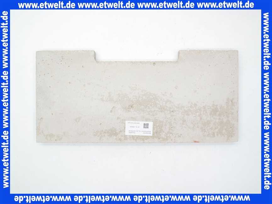 2482771 Wolf Brennkammergrundplatte 530x240x30mm für HVG