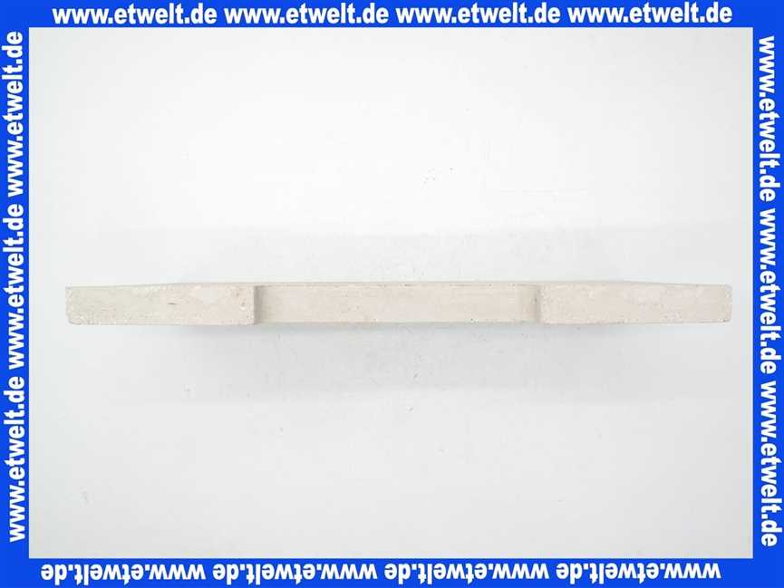 2482771 Wolf Brennkammergrundplatte 530x240x30mm für HVG