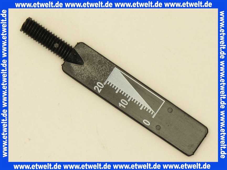 2482800 Wolf Einstellskala f. Düsenstock PremioTH