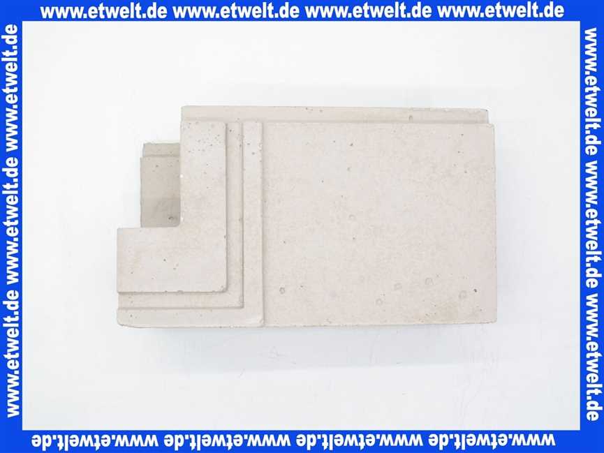 2483901 Wolf Ersatzteil Brennkammer rechter Teil für HVG,