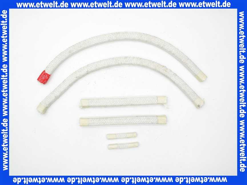 2483931 Wolf Ersatzteil Dichtsatz für Brennkammerdeckel 2-teilig, für HVG-29-48,