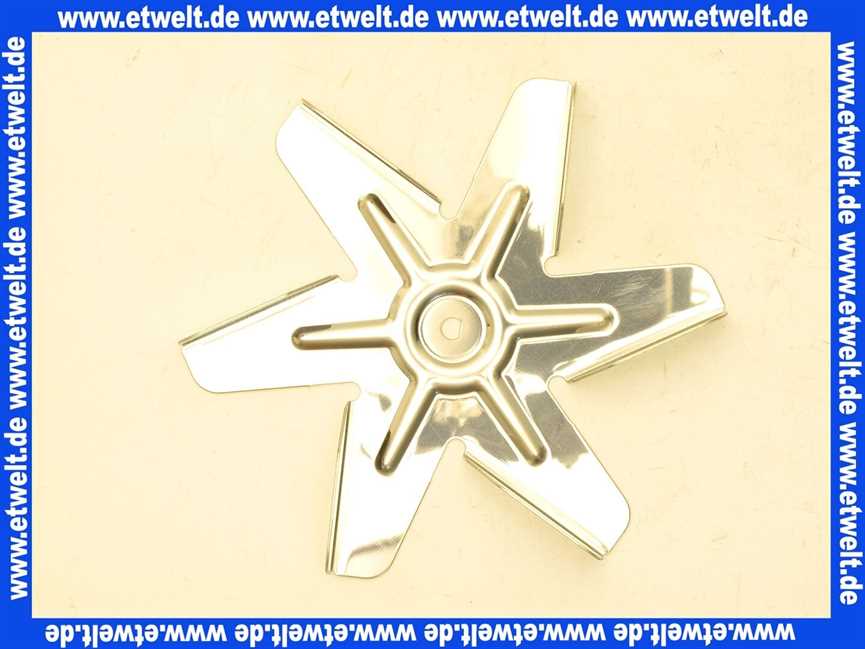 2576008 Wolf Ersatzteil Umlaufrad für Abzugsventilator 150mm, für BVG-23,