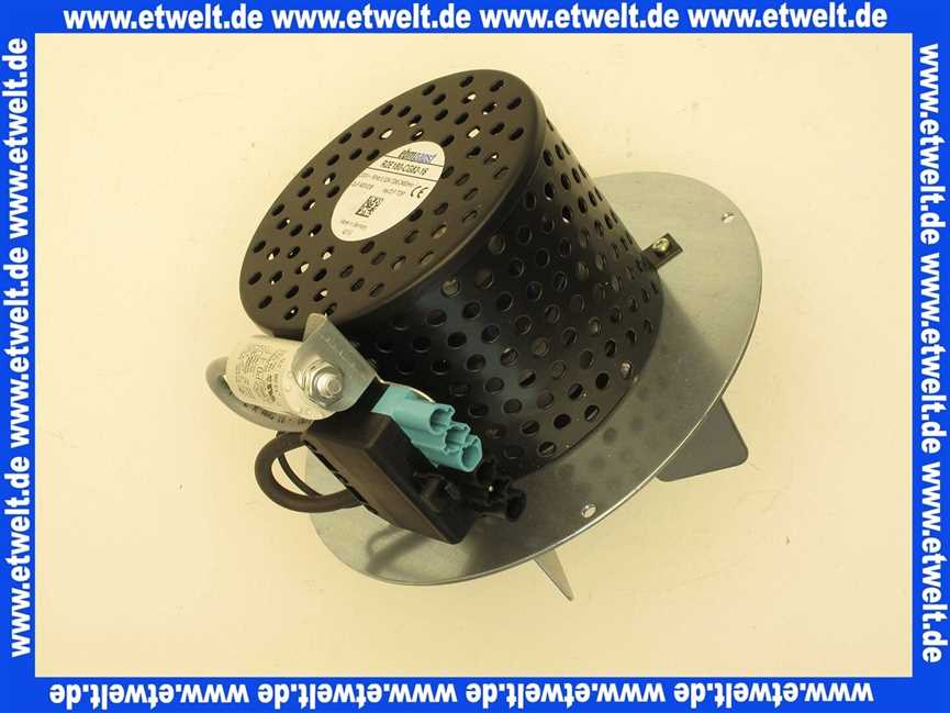 2576220 Wolf Ersatzteil Gebläse R2E 180 CG82-11 R2E 180 CG82-11