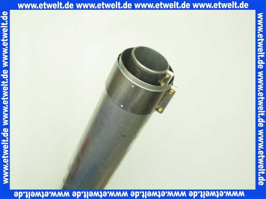 2600035 Wolf Ersatzteil Luft-/Abgasrohr DN63/96 L:1041mm m. Windschutz,