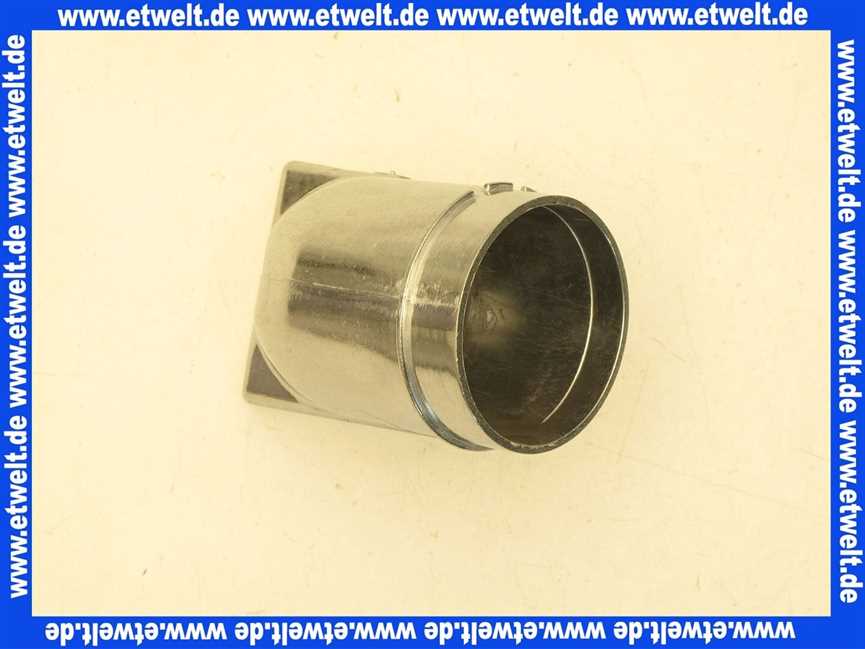 2600060 Wolf Anschlussadapter Abgasventilator für GG-18/24
