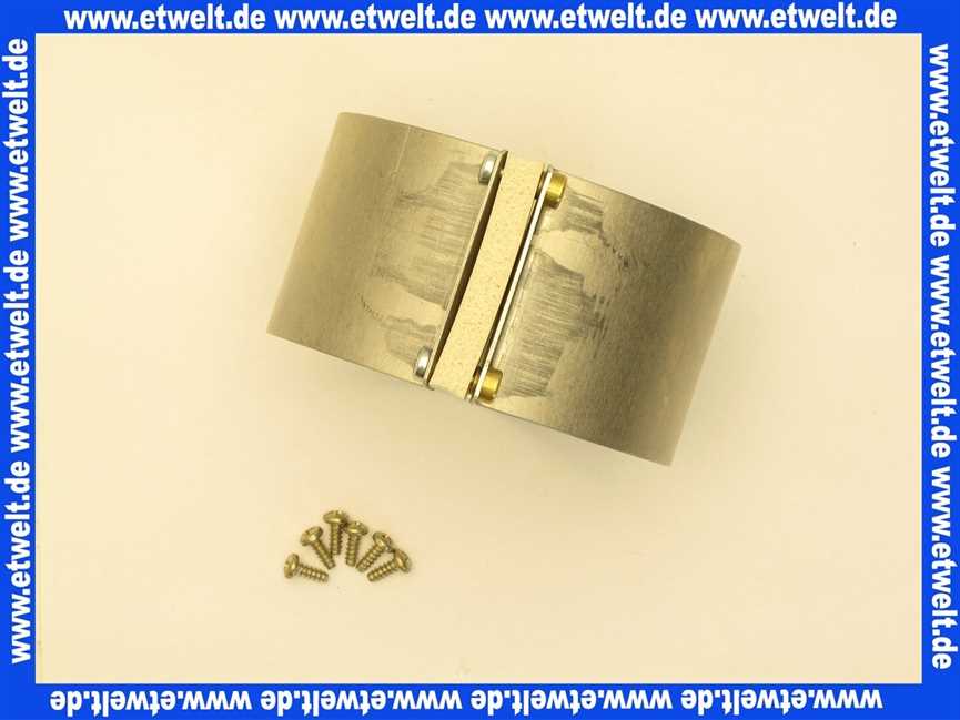 2600071 Wolf Ersatzteil Schelle DN96 für Luftrohr Breite 55mm,