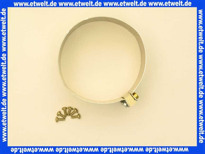 2600071 Wolf Ersatzteil Schelle DN96 für Luftrohr Breite 55mm,