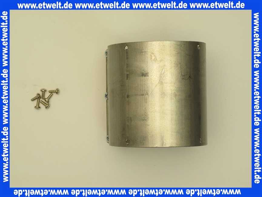 2600072 Wolf Ersatzteil Schelle DN96 für Luftrohr Breite 100mm,